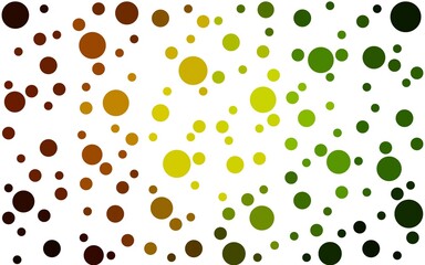 Dark Green, Red vector  backdrop with dots. Modern abstract illustration with colorful water drops. Pattern for beautiful websites.