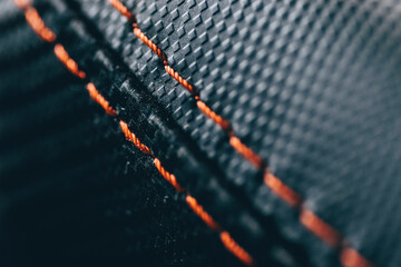 vehicle sheet cover seam pattern texture macro photograph