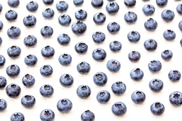 Fresh, plump blueberries
