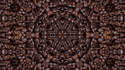 Abstract Hex Kaleidoscopic Fractal Design For Background. Decorative Graphic Illustration with mandala Pattern. Multicolor Symmetrical Modern art for Decorative Phone Wallpaper. Bright Digital Art.