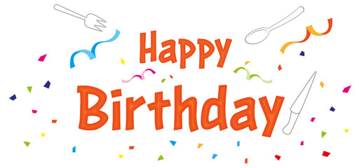 happy birthday text Background
