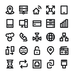 Network & Communication Vector Icons 3