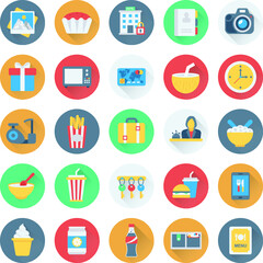 Hotel and Restaurant Vector Icons 4