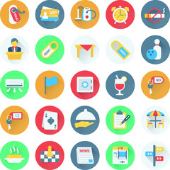 Hotel and Restaurant Vector Icons 6