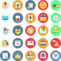 Hotel and Restaurant Vector Icons 8