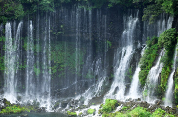 静岡　富士宮　白糸の滝