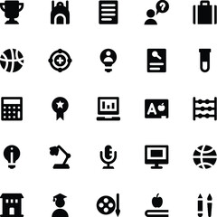 School and Education Vector Icons 3