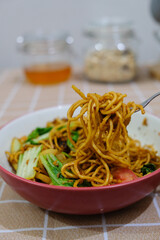 Mie Goreng Jawa or Bakmi Jawa is an Indonesian traditional food from Yogyakarta. 