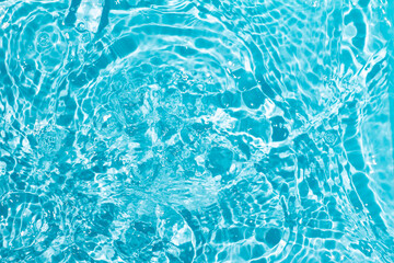 Cool and transparent ice cubes in summer