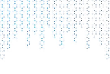 Light backdrop with dots.