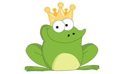 frog king- vector design