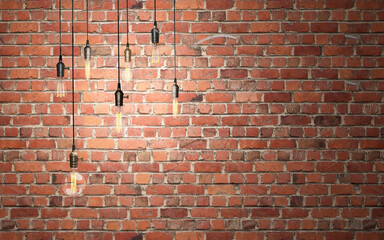 red brick wall
