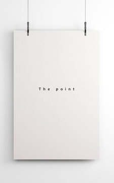 blank note paper on white