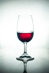 glass of red wine