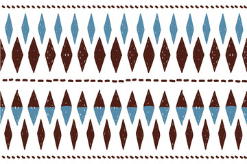 Ethnic vector seamless pattern. Tribal geometric background, boho motif, maya, aztec ornament illustration. mexican textile print texture