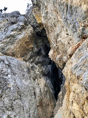a rock for climbing up