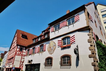 Obraz premium Horb am Neckar, Haus am Aischbach