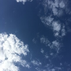 blue sky with clouds