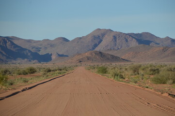 Road tripping through the Namibian Desert