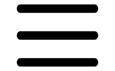 Fototapeta premium menu icon vector sign symbol isolated