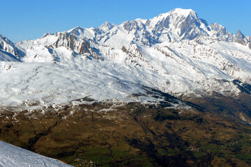 Fototapeta na wymiar Mont Blanc French Alps France
