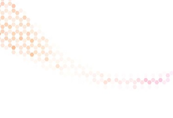 Light Red, Yellow vector background with hexagons.