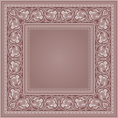 Vector abstract decorative floral ethnic ornamental illustration