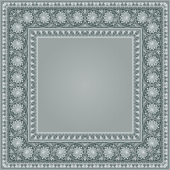 Vector abstract decorative floral ethnic ornamental illustration