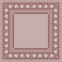 Vector abstract decorative floral ethnic ornamental illustration