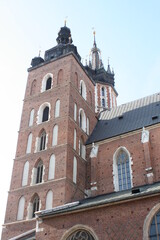 Marienkirche in Krakau. Krakow. Cracow.