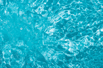 Cool and transparent ice cubes in summer