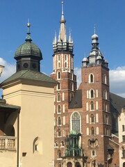 Obraz premium Marienkirche in Krakau. Krakow. Cracow.