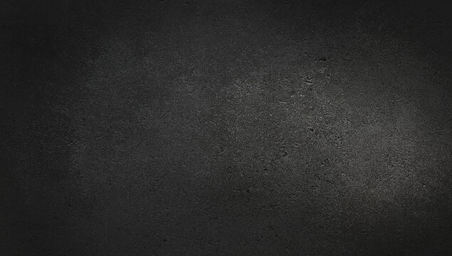 plain black concrete wall background.  exposed dark concrete in smooth texture. abstract dark background concept.
