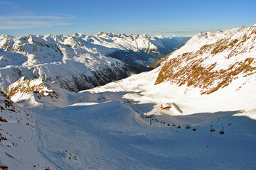 Hochgurgl Obergurgl Otztal ski resort in the Western Tyrol Austrian Alps Austria