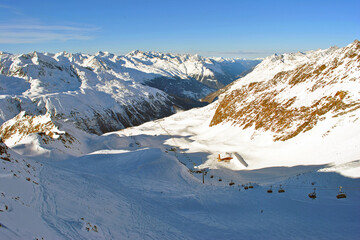 Hochgurgl Obergurgl Otztal ski resort in the Western Tyrol Austrian Alps Austria