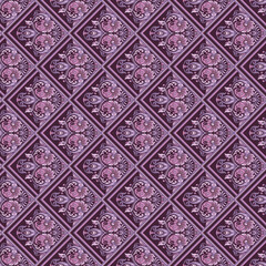 Vector nature patch pattern. Mosaic background