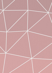 Fototapeta na wymiar Redwood color Abstract color Low-Polygones Generative Art background illustration