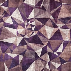 Seamless abstract pattern in tyrian purple. Detailed intricate highly textured feminine design. Repeat textile material for surface design. Girly fuchsia rich luxurious pattern. Geometric overlay.