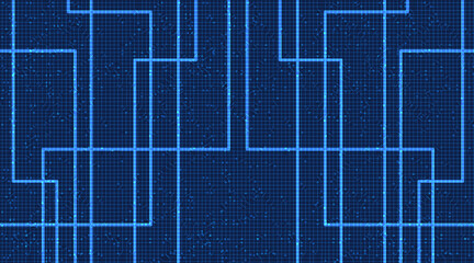 Digital Circuit Microchip Technology on Future Background,Hi-tech Digital and Communication Concept design,Free Space For text in put,Vector illustration.