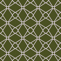 Naklejka premium seamless abstract linear indian art ornamental pattern.