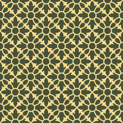 seamless abstract linear indian art ornamental pattern.