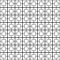 seamless abstract linear square grid indian art ornamental pattern.
