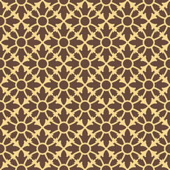 seamless abstract linear indian art ornamental pattern.