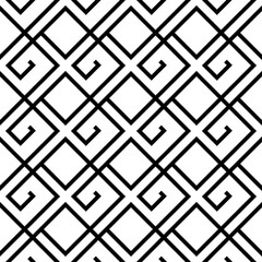 seamless abstract linear grid indian, persian or moroccan art ornamental pattern.