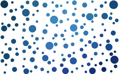 Light BLUE vector  background with bubbles. Beautiful colored illustration with blurred circles in nature style. Pattern for beautiful websites.