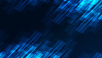 Digital Cyber Speed Line on Technology Microchip Background,Hi-tech and Internet Concept design,Free Space For text in put,Vector illustration.