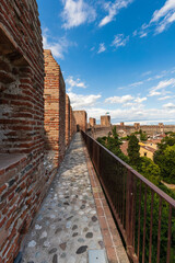 Fototapeta na wymiar The walled town of Cittadella in Italy