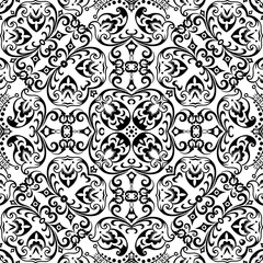 Vector ethnic hand drawn ornamental background.