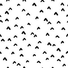 Seamless pattern with arrow shapes, vector illustration