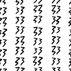 Seamless pattern with abstract shapes, vector illustration